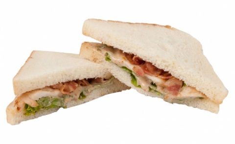 Chicken and Bacon Caesar Sandwich